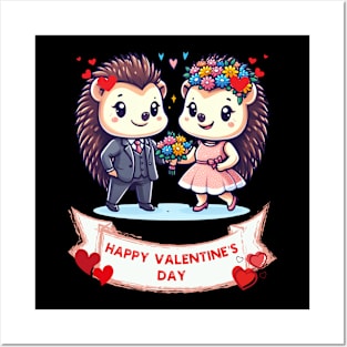 Valentine Hedgehog Valentine Hedgehog 2024 Posters and Art